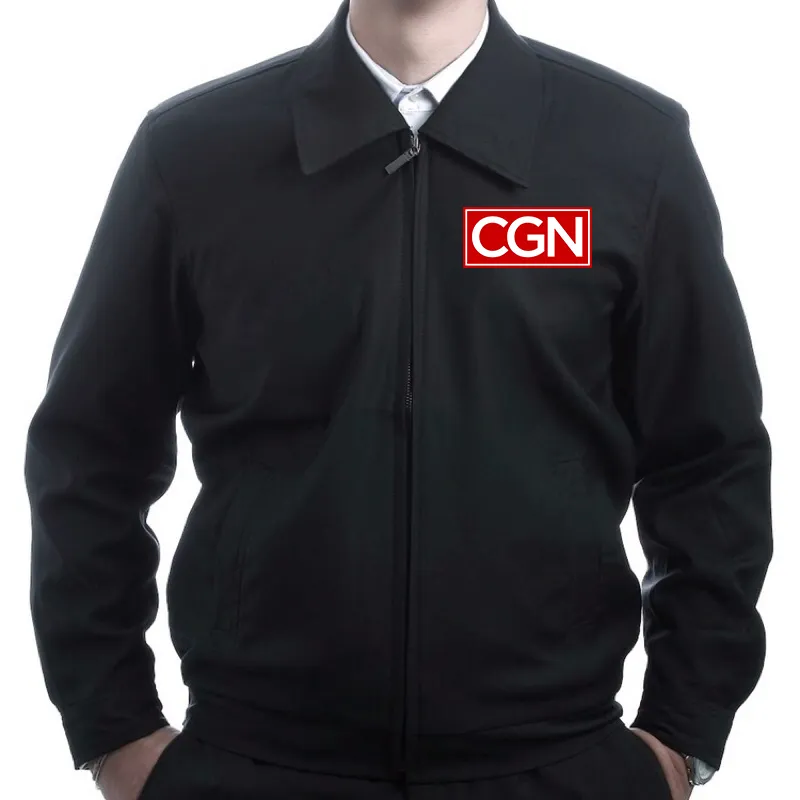 corporate jacket with print